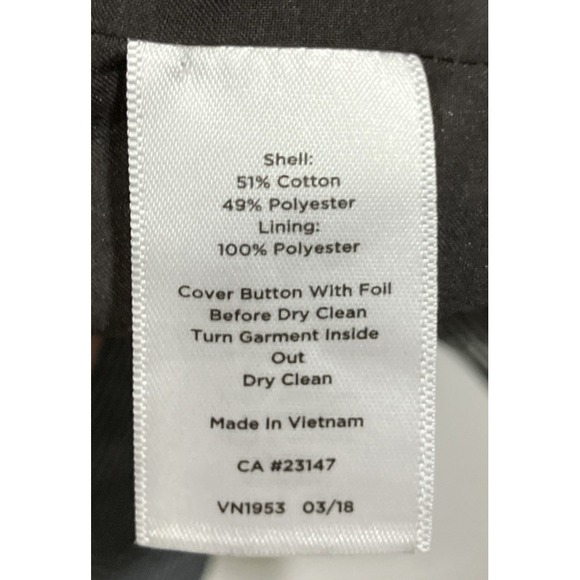 Talbots Aberdeen Blazer‎ Womens Size 18 Charcoal Herringbone Classic Jacket - Picture 7 of 9